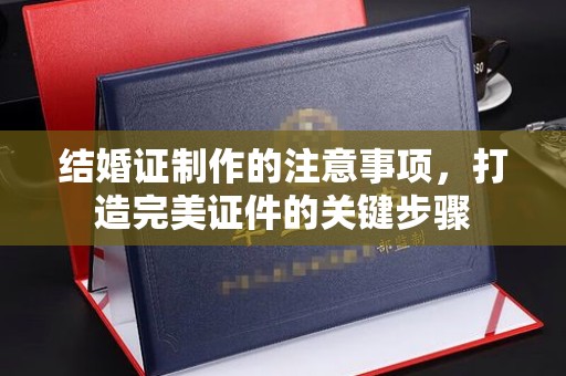 寿县结婚证制作的注意事项，打造完美证件的关键步骤