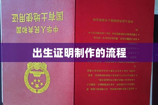 寿县出生证明制作的流程