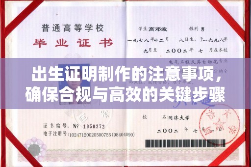 寿县出生证明制作的注意事项，确保合规与高效的关键步骤