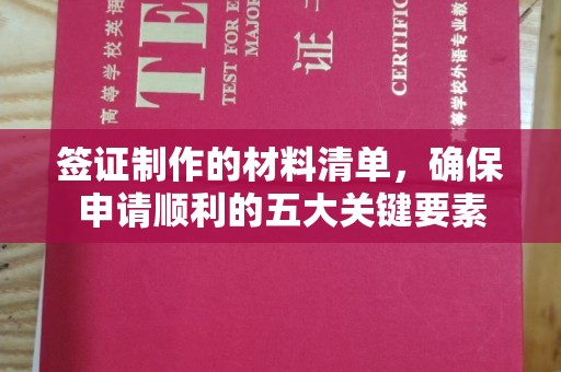 寿县签证制作的材料清单，确保申请顺利的五大关键要素