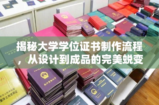 寿县揭秘大学学位证书制作流程，从设计到成品的完美蜕变