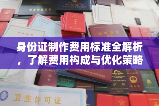 寿县身份证制作费用标准全解析，了解费用构成与优化策略