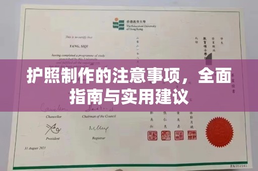 寿县护照制作的注意事项，全面指南与实用建议
