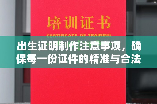 寿县出生证明制作注意事项，确保每一份证件的精准与合法
